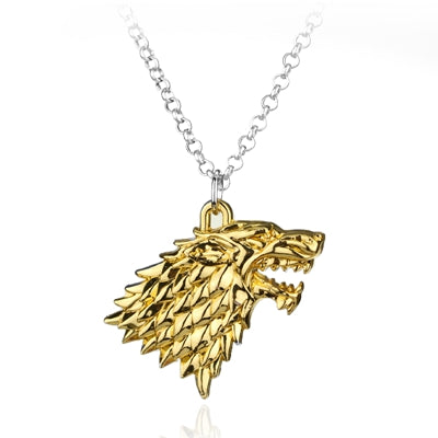 Game of Thrones Stark family lion wolf dragon deer Lannister Targaryen Stark Baratheon Arryn Greyjoy family members necklace - Wolfmall