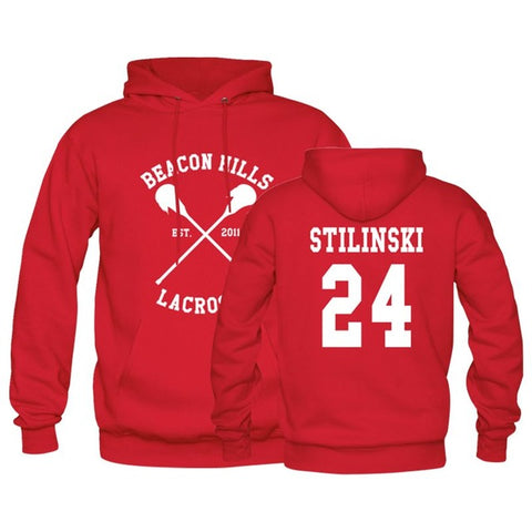Beacon Hills Lacrosse Logo Wolf hoodie TeenWolf Stiles Stilinski Teen Hoody Men's Boy Adult Clothing Sweatshirt Plus Size - Wolfmall