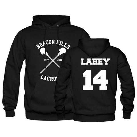 Beacon Hills Lacrosse Logo Wolf hoodie TeenWolf Stiles Stilinski Teen Hoody Men's Boy Adult Clothing Sweatshirt Plus Size - Wolfmall