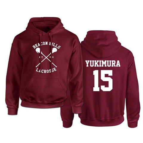 Beacon Hills Lacrosse Logo Wolf hoodie TeenWolf Stiles Stilinski Teen Hoody Men's Boy Adult Clothing Sweatshirt Plus Size - Wolfmall