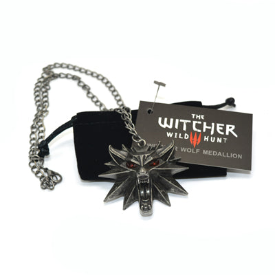 The Witcher Pendant Necklace 2015 Medallion Wizard 99% Original The Witcher 3 Necklace Wolf Hunt 3 Pendant include  1 Bag 1 Tag - Wolfmall
