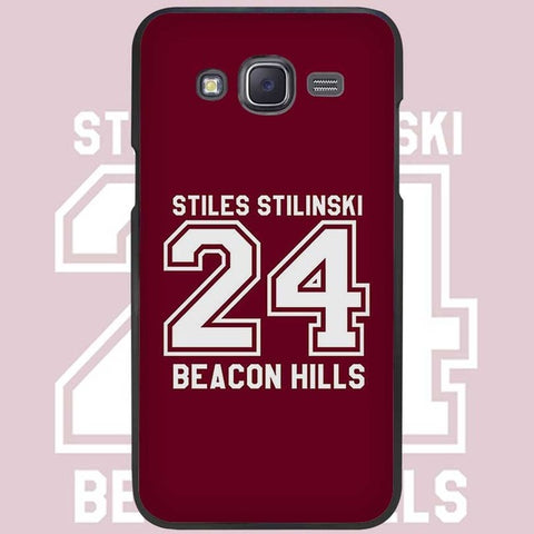 Teen Wolf Stilinski 24 Black Case Cover Shell Protective for Samsung Galaxy J1 J2 J3 J5 J7 2016 2017 - Wolfmall