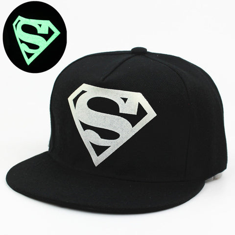 2017 NEW fluorescent light male Ms. hat hip-hop hat cap Black BTS EXO hip-hop hat flat brim baseball hat BOY Baseball Caps - Wolfmall