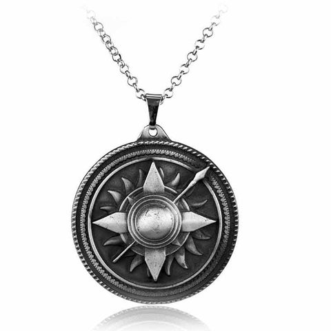 Hot Styles Game of Thrones House Stark Winter Is Coming Wolf Head Dragon Pendant Necklace High Quality Gift For Man Woman Fans - Wolfmall