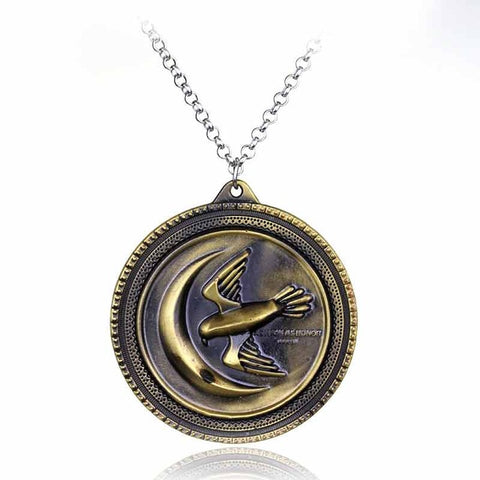 Hot Styles Game of Thrones House Stark Winter Is Coming Wolf Head Dragon Pendant Necklace High Quality Gift For Man Woman Fans - Wolfmall