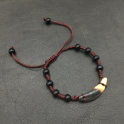 New Hot Fashion Handmade Tibetan Vintage Wolf Tooth Fangs Spike Amulet Bracelets Accessories Jewelry Women Men Best Gift Lucky - Wolfmall
