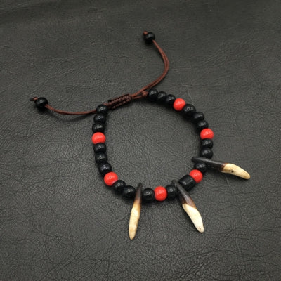 New Hot Fashion Handmade Tibetan Vintage Wolf Tooth Fangs Spike Amulet Bracelets Accessories Jewelry Women Men Best Gift Lucky - Wolfmall