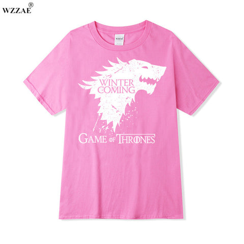 WZZAE 2017 New Fashion The North Remembers Blood Wolf T Shirt Men's Novelty Game of Thrones Tshirt High Quality Hipster Tee Tops - Wolfmall