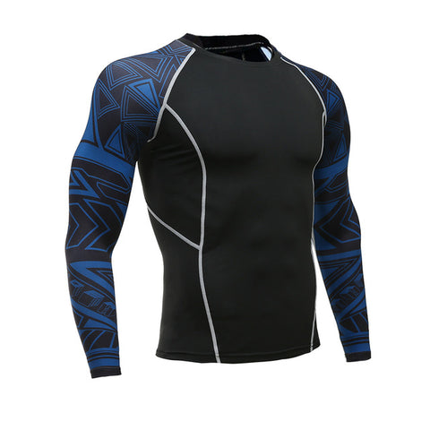 Mens Compression Shirts 3D Teen Wolf Jerseys Long Sleeve T Shirt Fitness Men Lycra MMA Crossfit T-Shirts Tights Brand Clothing - Wolfmall