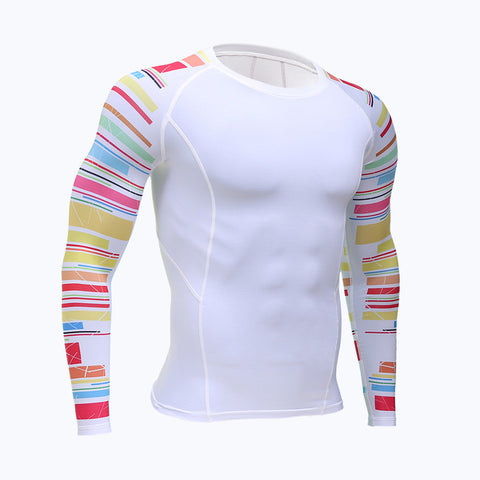 Mens Compression Shirts 3D Teen Wolf Jerseys Long Sleeve T Shirt Fitness Men Lycra MMA Crossfit T-Shirts Tights Brand Clothing - Wolfmall