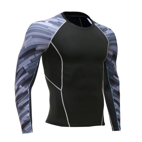 Mens Compression Shirts 3D Teen Wolf Jerseys Long Sleeve T Shirt Fitness Men Lycra MMA Crossfit T-Shirts Tights Brand Clothing - Wolfmall