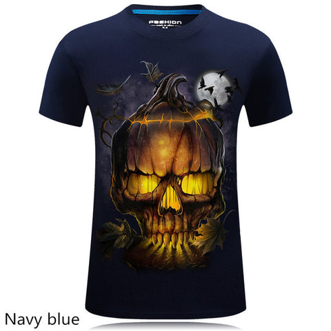 mens fashion brand t shirts 2016 new style 3d animal Owl/Skull/wolf/ fox Digital Printed T Shirt Hip Hop Funny O-Neck Tee Shirt - Wolfmall