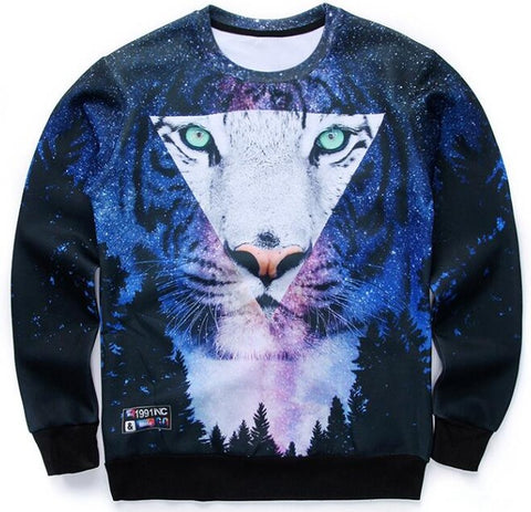 New brand 3D hoodies men sweatshirt fashion casual clothes eagle wolf printing sweatshirts for men/women sueter masculino - Wolfmall