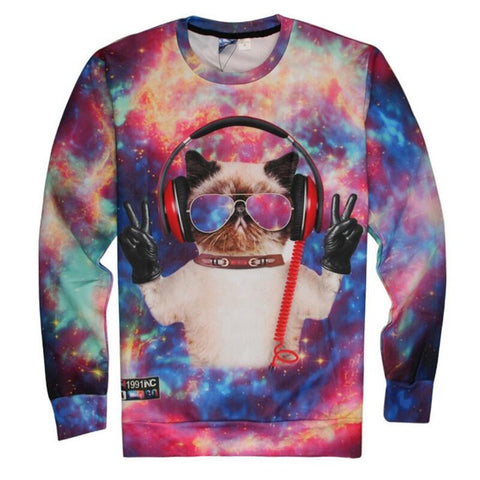 New brand 3D hoodies men sweatshirt fashion casual clothes eagle wolf printing sweatshirts for men/women sueter masculino - Wolfmall