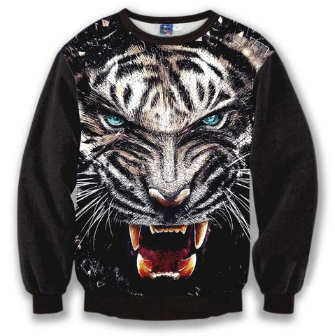 New brand 3D hoodies men sweatshirt fashion casual clothes eagle wolf printing sweatshirts for men/women sueter masculino - Wolfmall