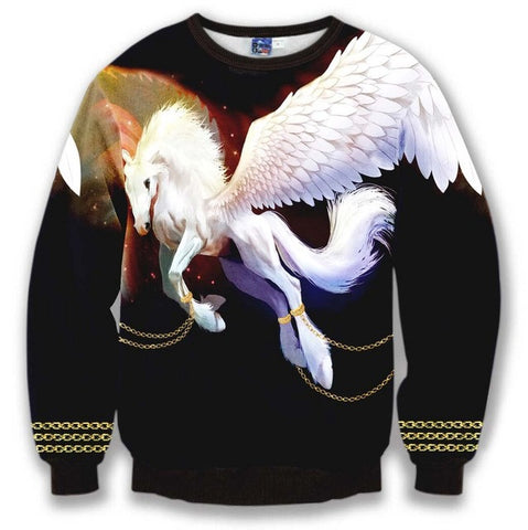 New brand 3D hoodies men sweatshirt fashion casual clothes eagle wolf printing sweatshirts for men/women sueter masculino - Wolfmall