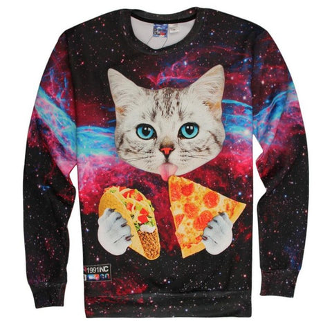 New brand 3D hoodies men sweatshirt fashion casual clothes eagle wolf printing sweatshirts for men/women sueter masculino - Wolfmall