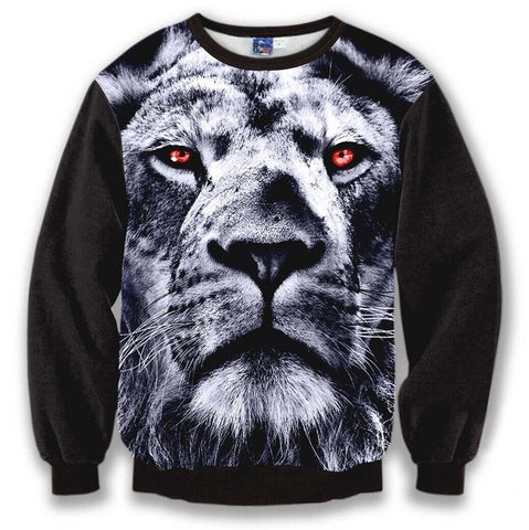 New brand 3D hoodies men sweatshirt fashion casual clothes eagle wolf printing sweatshirts for men/women sueter masculino - Wolfmall