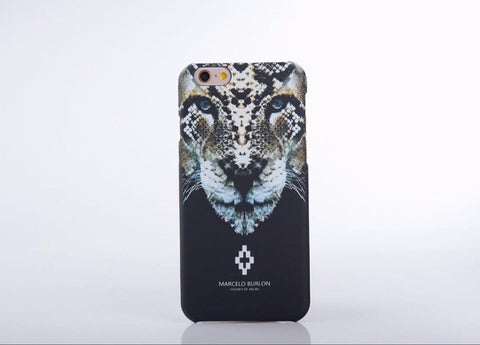 New Marcelo Burlon Animals Tiger Snake Wolf Fox Wings Phone Funda Case Hard PC Cover For iphone 5 5s se 6 6s 6plus 7 7plus Capa - Wolfmall
