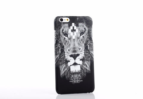 New Marcelo Burlon Animals Tiger Snake Wolf Fox Wings Phone Funda Case Hard PC Cover For iphone 5 5s se 6 6s 6plus 7 7plus Capa - Wolfmall