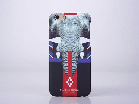 New Marcelo Burlon Animals Tiger Snake Wolf Fox Wings Phone Funda Case Hard PC Cover For iphone 5 5s se 6 6s 6plus 7 7plus Capa - Wolfmall