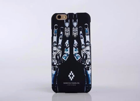 New Marcelo Burlon Animals Tiger Snake Wolf Fox Wings Phone Funda Case Hard PC Cover For iphone 5 5s se 6 6s 6plus 7 7plus Capa - Wolfmall