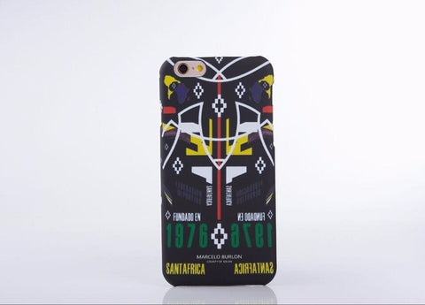 New Marcelo Burlon Animals Tiger Snake Wolf Fox Wings Phone Funda Case Hard PC Cover For iphone 5 5s se 6 6s 6plus 7 7plus Capa - Wolfmall