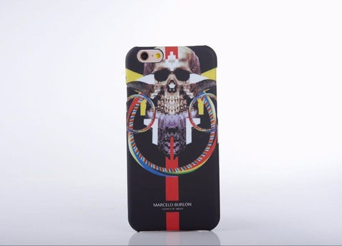 New Marcelo Burlon Animals Tiger Snake Wolf Fox Wings Phone Funda Case Hard PC Cover For iphone 5 5s se 6 6s 6plus 7 7plus Capa - Wolfmall
