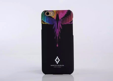 New Marcelo Burlon Animals Tiger Snake Wolf Fox Wings Phone Funda Case Hard PC Cover For iphone 5 5s se 6 6s 6plus 7 7plus Capa - Wolfmall