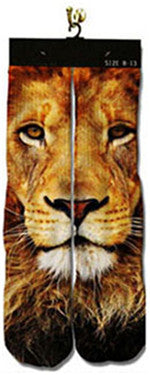 2016 High Socks 3D printed animal wolf tiger cats long Socks funny harajuku casual socks fashion warm brand 3D Sock 1pair - Wolfmall