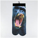 2016 High Socks 3D printed animal wolf tiger cats long Socks funny harajuku casual socks fashion warm brand 3D Sock 1pair - Wolfmall