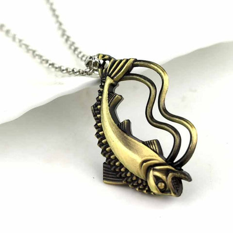 Game of thrones The family god beast Wolf Head Dragon A Song of Ice and Fire Alloy Pendent High Quality Necklace Gift For Fans - Wolfmall