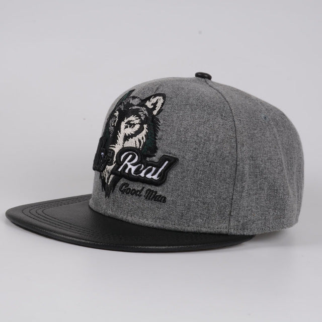 Unisex Baseball Cap Fashion Cotton Hip Hats 100% Cotton Cap Classic Embroidered Wolves Pattern hats snapback caps men 2016 - Wolfmall