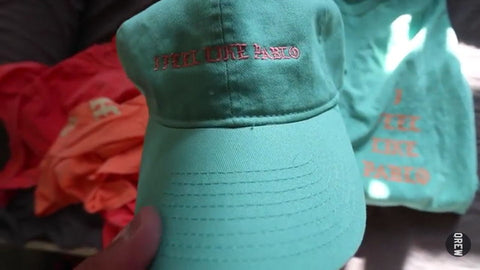Rihanna  tour "bitch I know you know" army green cap drake summer sixteen tour merch Kanye West i feel like pablo hat wolves - Wolfmall