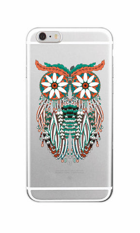 Fashion Boho Dream Catcher Wolf Feather skull Soft TPU Phone Case Funda For iPhone 7Plus 7 6 6S 5 5S SE 8 8Plus X Samsung S8 S8P - Wolfmall
