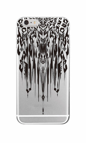 Fashion Boho Dream Catcher Wolf Feather skull Soft TPU Phone Case Funda For iPhone 7Plus 7 6 6S 5 5S SE 8 8Plus X Samsung S8 S8P - Wolfmall