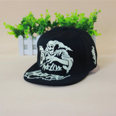 Men Women New Glow In The Dark Print WOLF Snapback Caps Adjustable Hip Hop Fluorescent Baseball Cap Casual Luminous Hats - Wolfmall