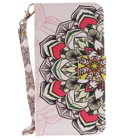 B42 Cute Pet Animals Lion Wolf Owl Leather Phone Case For Samsung Galaxy J3 Prime J5 2017 J527 J327 J730 G570 A3 A5 A520 Cover - Wolfmall