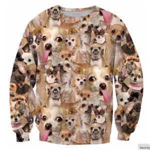 PLstar Cosmos 2017 New fashion Brand clothing Sweatshirt Cool Wolf/Lion/Cats/Doge 3D Animal Print Crewneck Sweatshirts Pullovers - Wolfmall