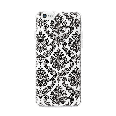 GerTong For iPhone 7 6 6S 5 5S SE 5C 4 4S Case Cover Silicone Flowers Totem Capa Soft TPU Cute Tiger Wolf Protective Phone Bags - Wolfmall