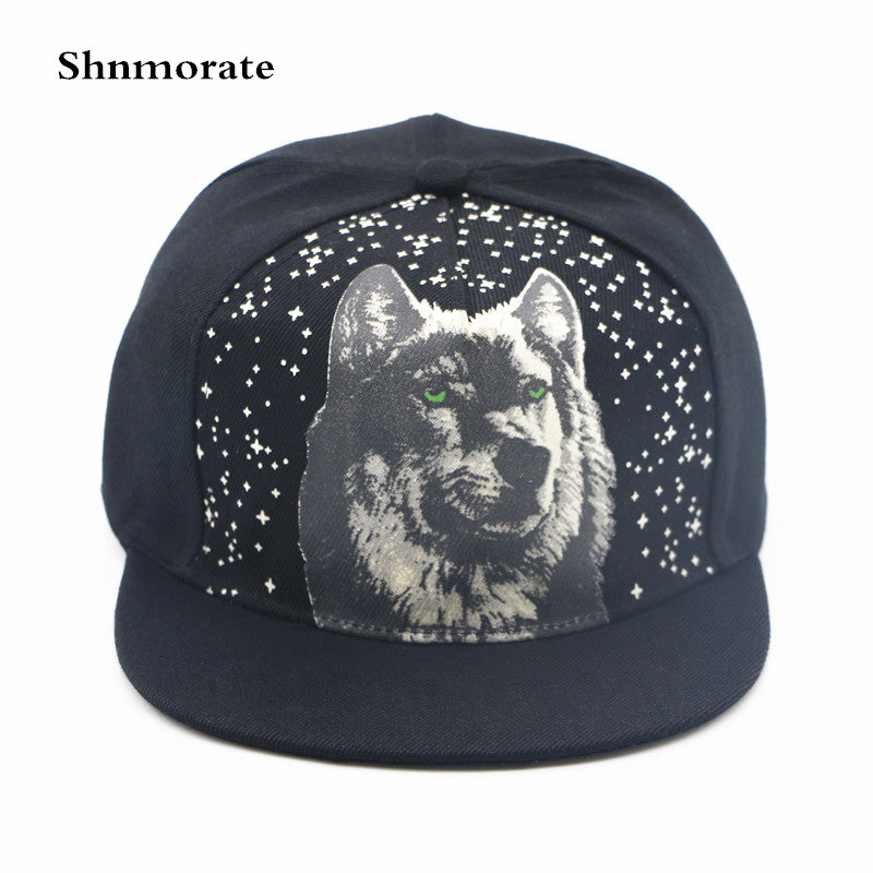 Noctilucent Wild Wolf Adjustable Casual Baseball Cap Men&Women Snapback Casquette Unisex Hat Sport Gorras Hombre Outdoor Caps - Wolfmall