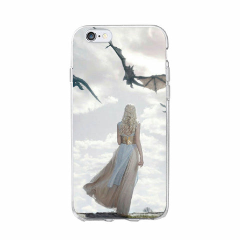 TOMOCOMO For iPhone 7 7Plus 6 6S 6Plus 8 8Plus X 5 5S SE Game Thrones Wolf  Soft TPU Phone Case Cover Coque Fundas For SAMSUNG - Wolfmall