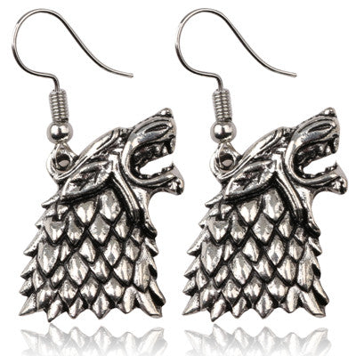 Weight 40g Game of Thrones Stark Family Goshawk Head Badge Wolf Chain Necklace Pendant Men Women Jewelry - Wolfmall