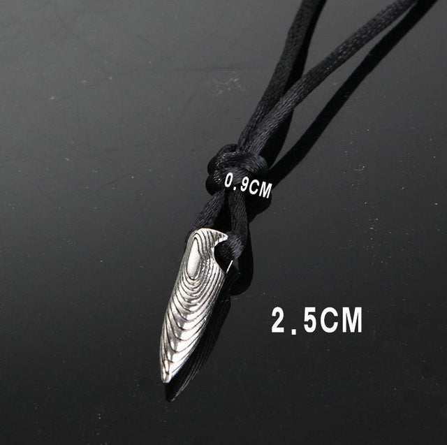 New Fashion Necklace Wolf 2cold Front With The Money Bullet Pendant Men And Women Trend Evil Spirits Gift Retro Bullets Necklace - Wolfmall