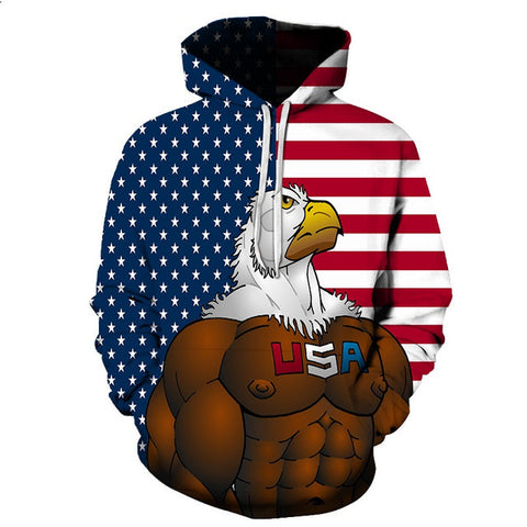 Wolf Printed Hoodies Men 3d Hoodies Brand Sweatshirts Boy Jackets Quality Pullover Fashion Tracksuits Animal Streetwear Out Coat - Wolfmall
