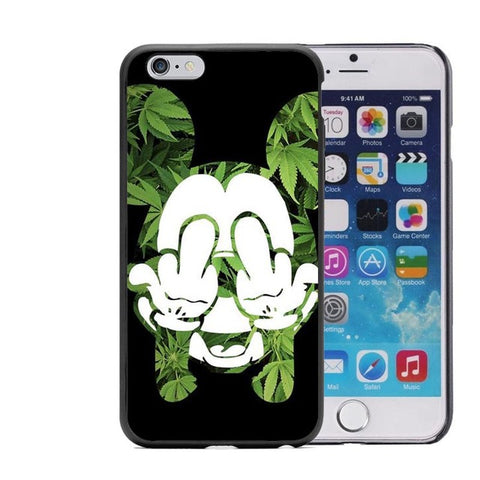 Cool Animal  Lion Wolf Mickey Mouse Hard Pattern Phone Case for iphone 7 7Plus 5 5S 6 6S Plus 8 8Plus X 10 Coque Capa Cover - Wolfmall