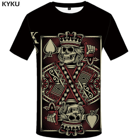 KYKU Brand Flame T Shirt Wolf T-shirts Aggressive Anger Shirts 3d T Shirt Animal T-shirt Men Hip Hop 2017 Homme Casual Shirts - Wolfmall