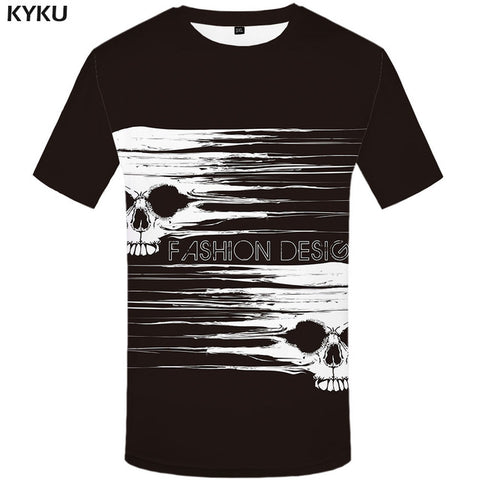 KYKU Brand Flame T Shirt Wolf T-shirts Aggressive Anger Shirts 3d T Shirt Animal T-shirt Men Hip Hop 2017 Homme Casual Shirts - Wolfmall