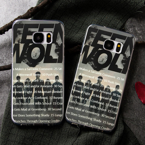 Teen Wolf Cover case For Samsung Galaxy s8 s8plus A5100 A7100 2016 A5200 A520F A7200 2017 S5 S6 S6Edge S7 S7 Edge phone cases - Wolfmall