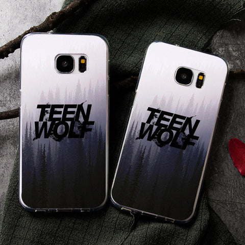 Teen Wolf Cover case For Samsung Galaxy s8 s8plus A5100 A7100 2016 A5200 A520F A7200 2017 S5 S6 S6Edge S7 S7 Edge phone cases - Wolfmall